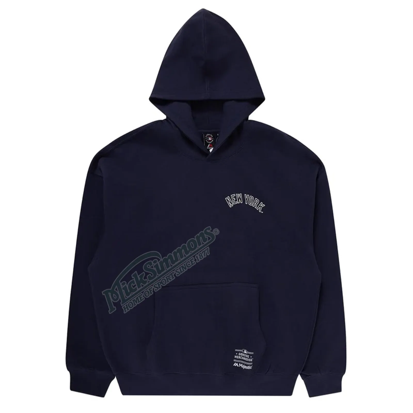 New York Yankees Classic Crest hoodies MLB True Blue By Majestic