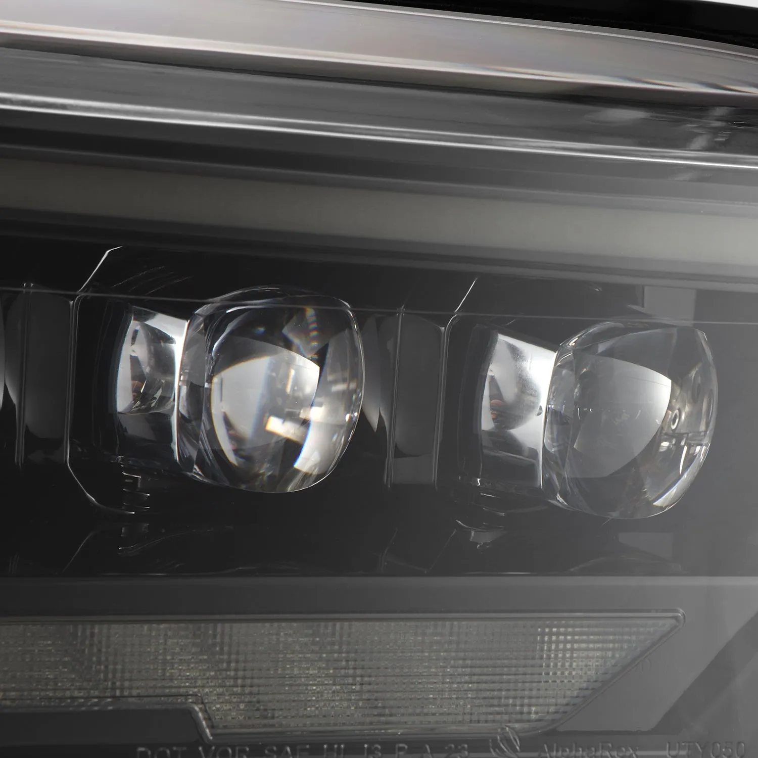 NOVA Series LED Projector Headlights Alpha Black Tundra (2022-2024)