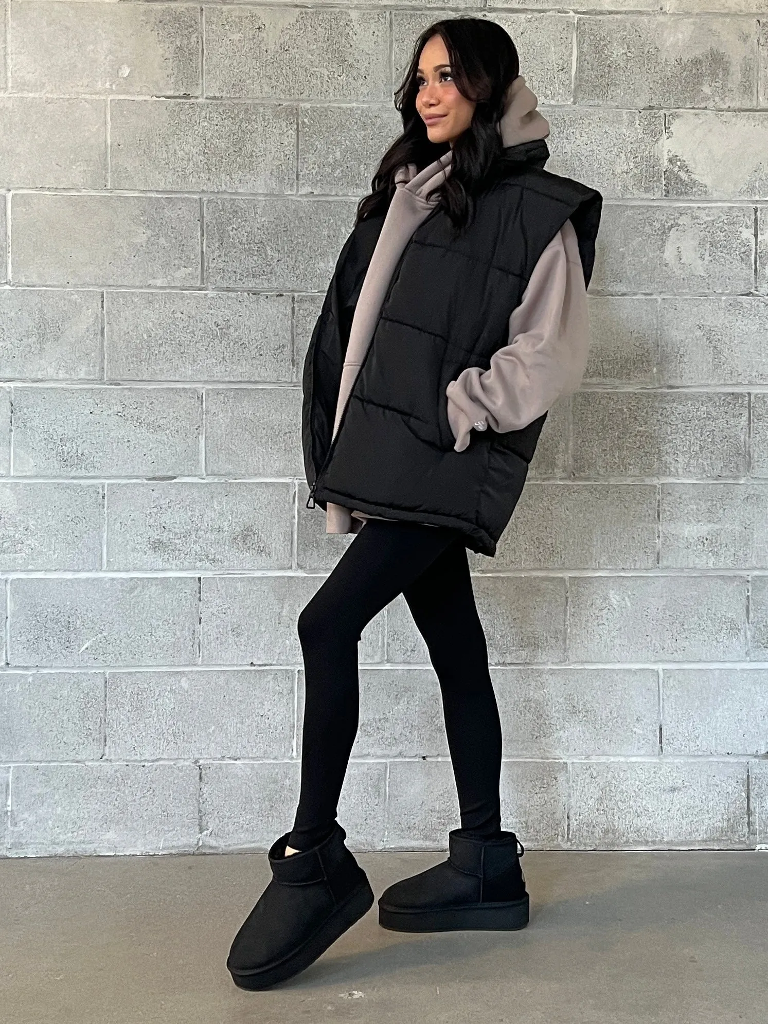 ONLY Gabi Belted Puffer Vest