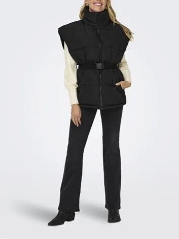 ONLY Gabi Belted Puffer Vest