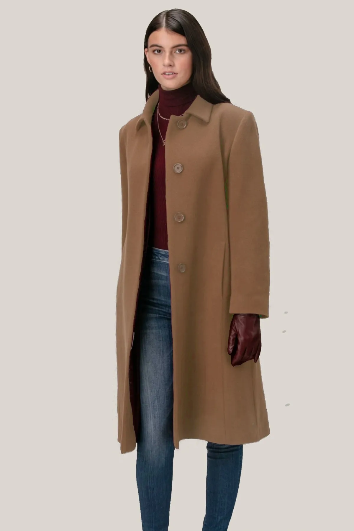 PAMELA Wool & Cashmere 3/4 Coat 3348