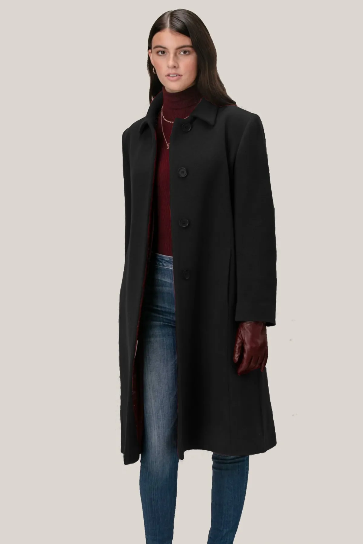 PAMELA Wool & Cashmere 3/4 Coat 3348