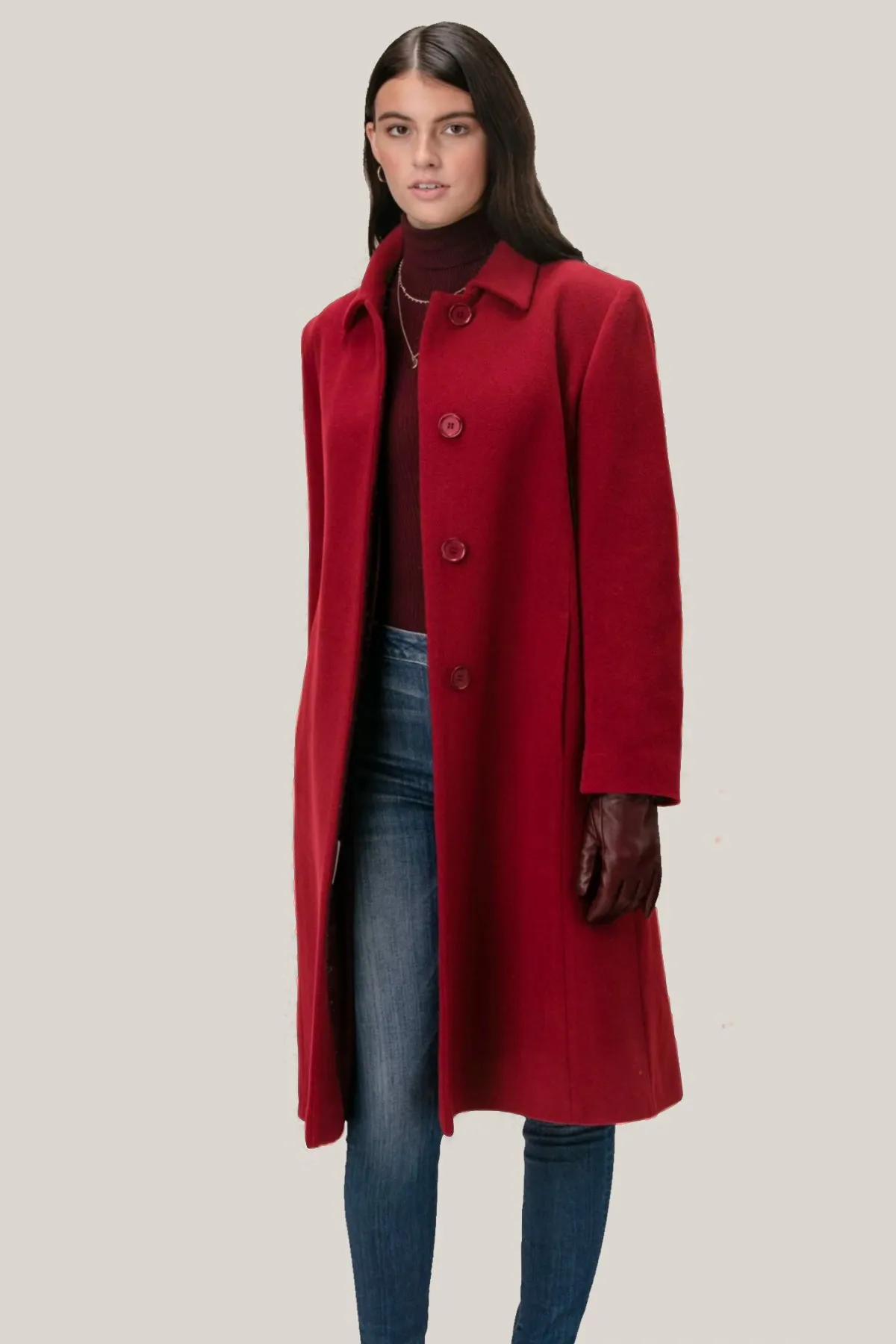 PAMELA Wool & Cashmere 3/4 Coat 3348