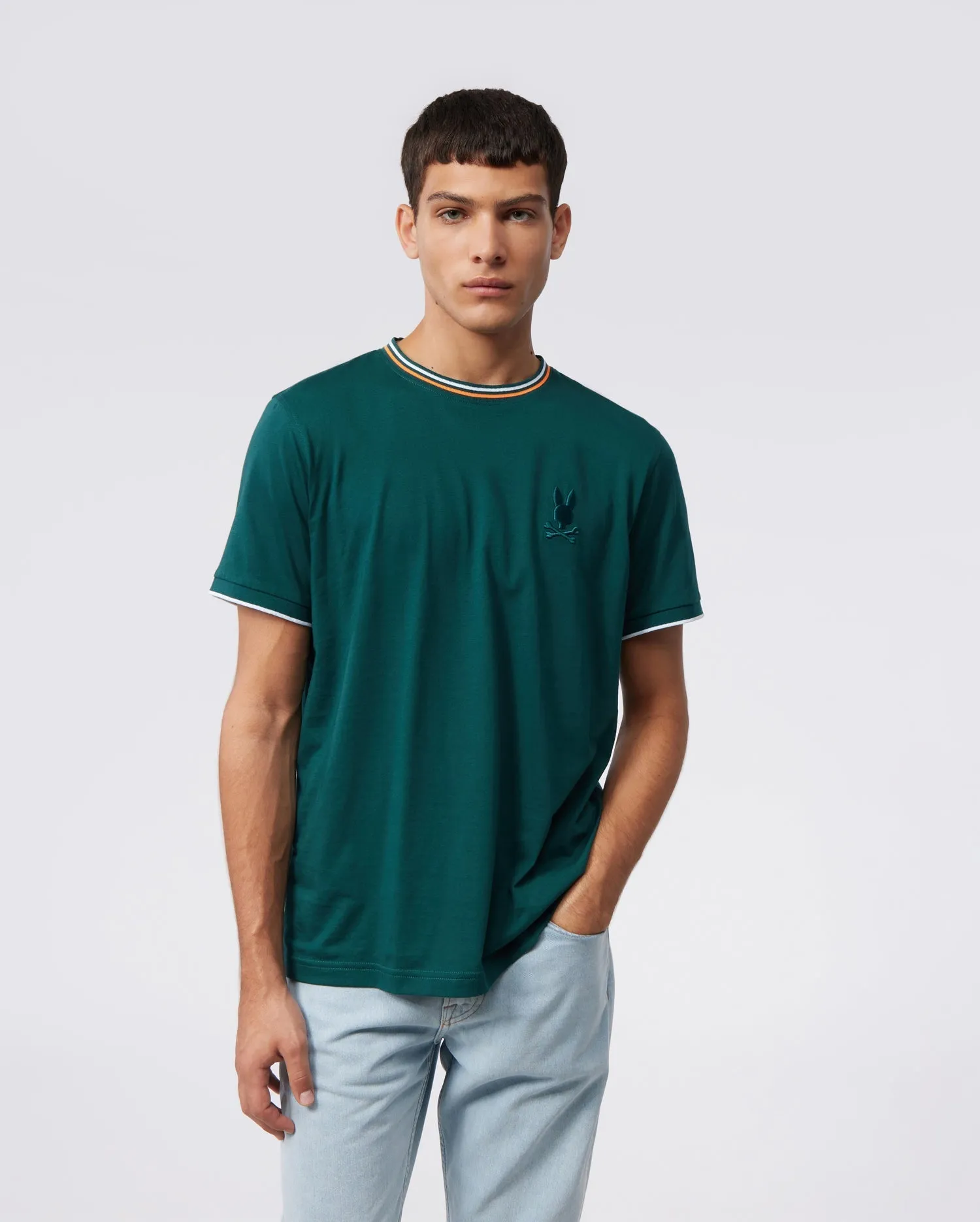 Psycho Bunny Mens Newell Fashion Tee - Spruce