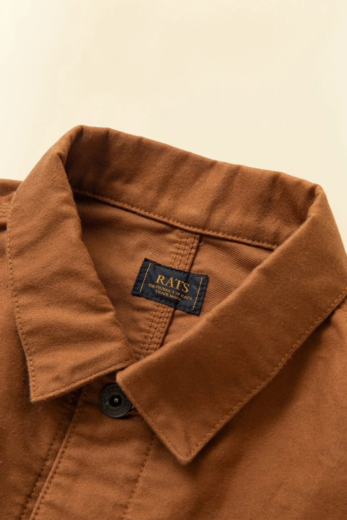 Rats British Moleskin Coverall Jacket - Brown