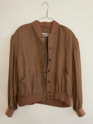 Silk Bomber Jacket