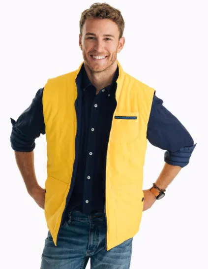 Southern Tide Laguna Reversible Vest - True Navy