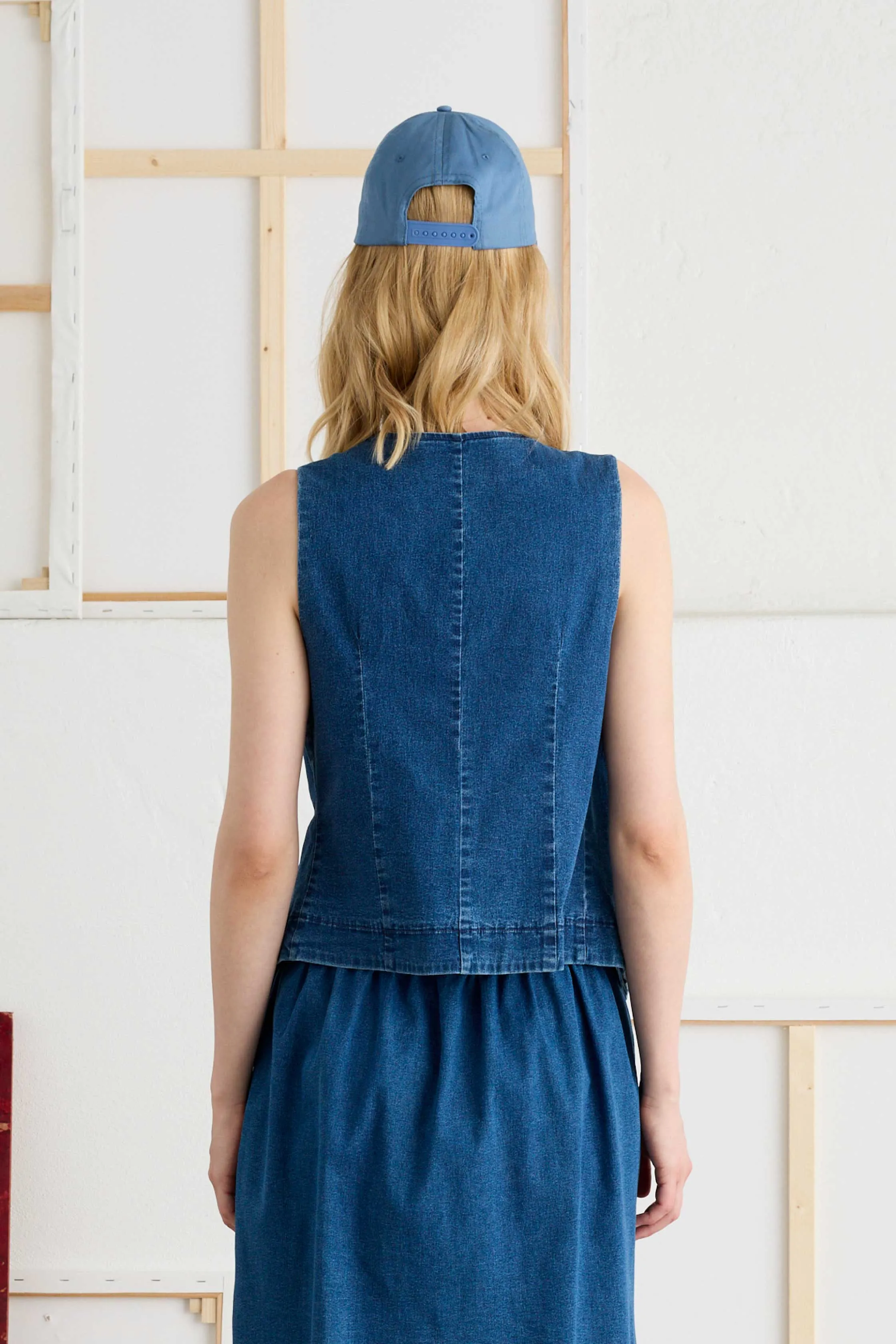 Stretch Denim Vest 69W0 4052