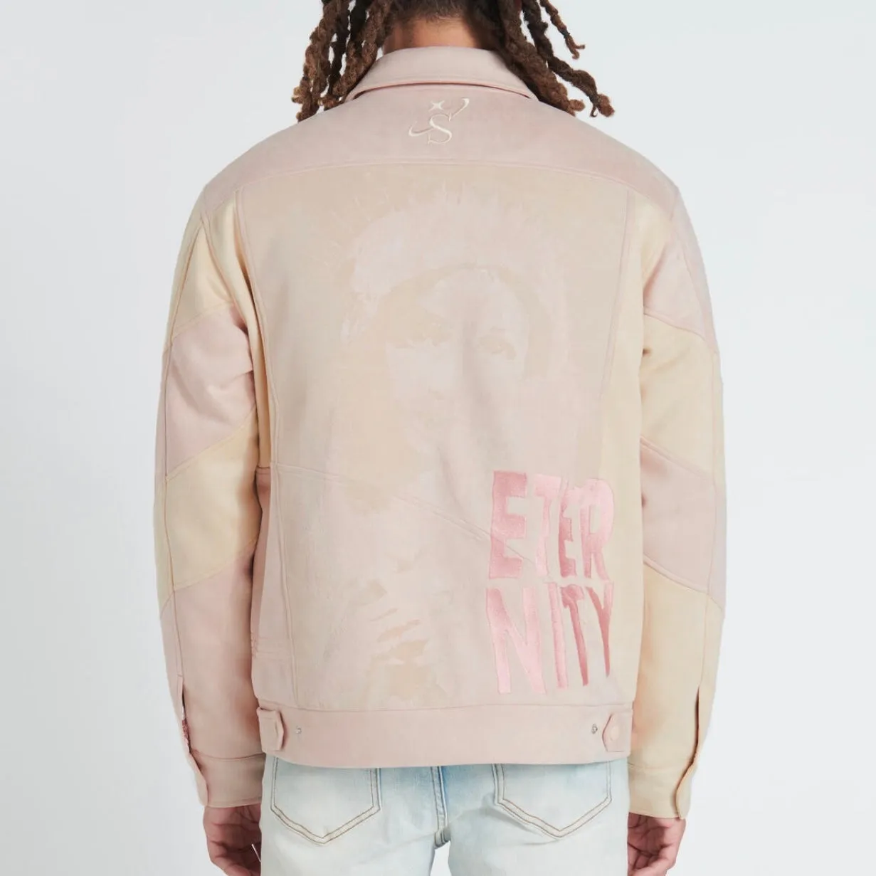 SugarHill “Devout” Suede Rose Jacket