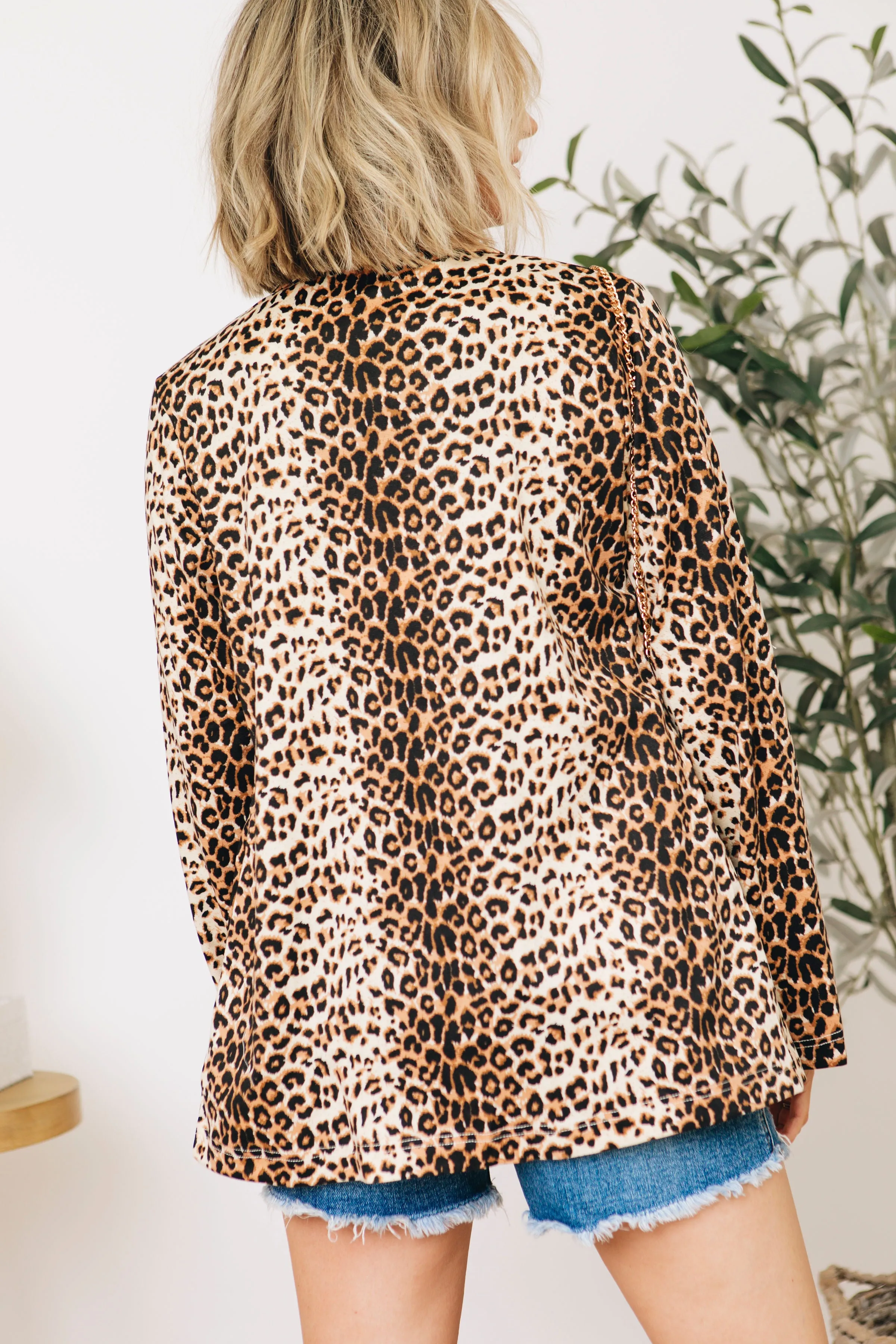 The Rizzo - Leopard Print Light Weight Blazer (S-3XL)