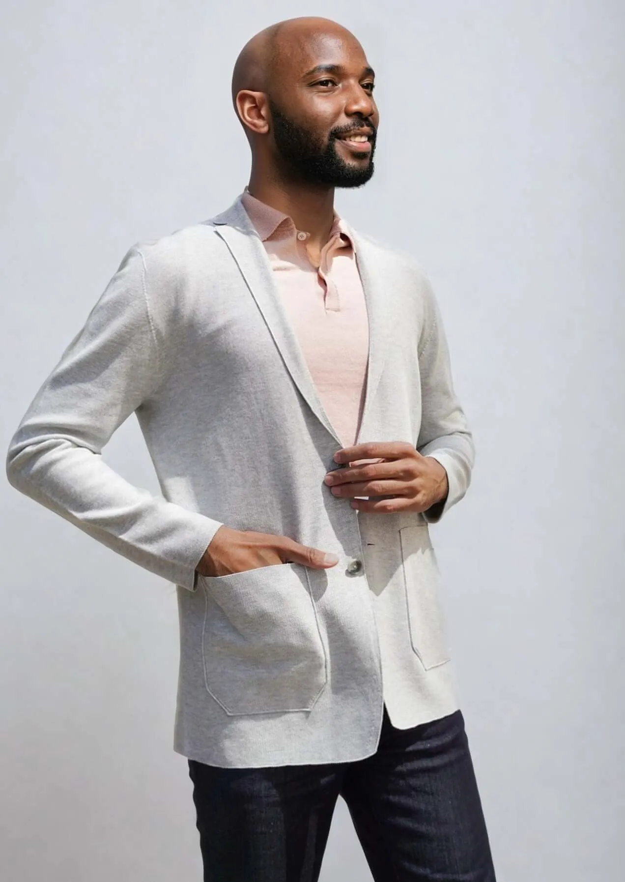 THOMAS | Viscose Knitted Blazer