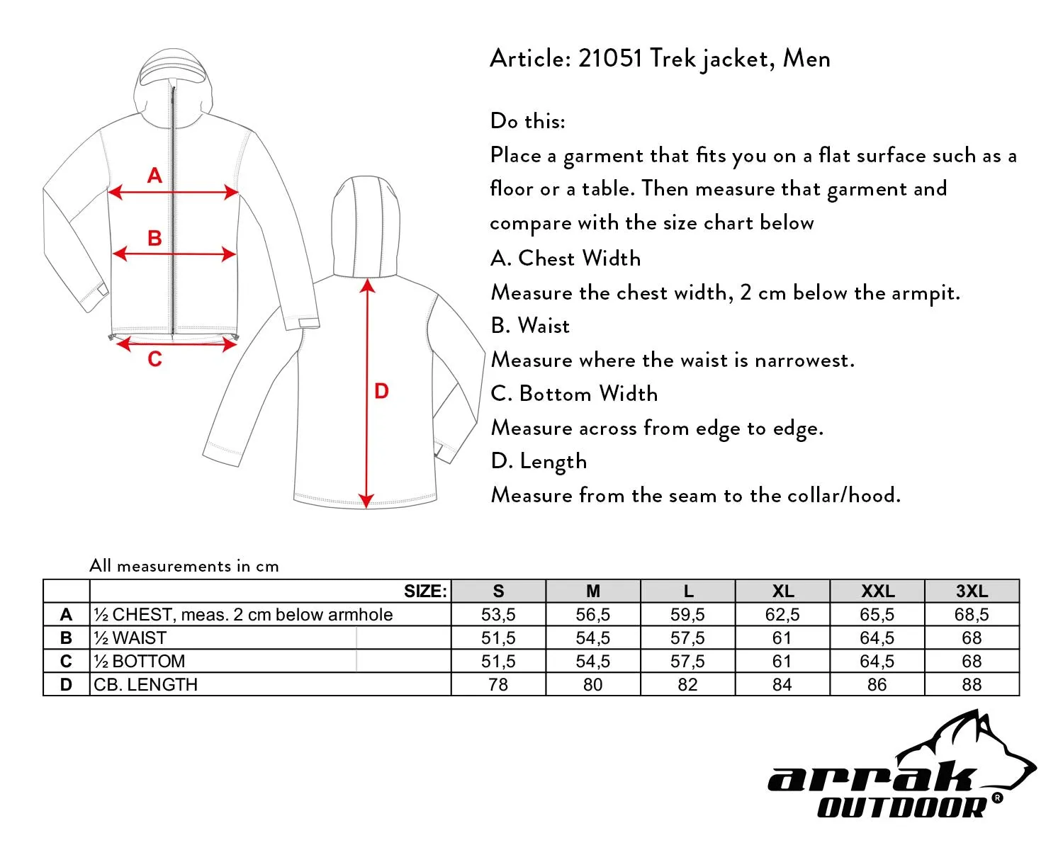 Trek Jacket Men (Orange)