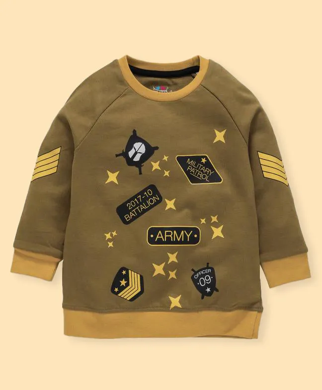 Ventra Boys Army Sweatshirt