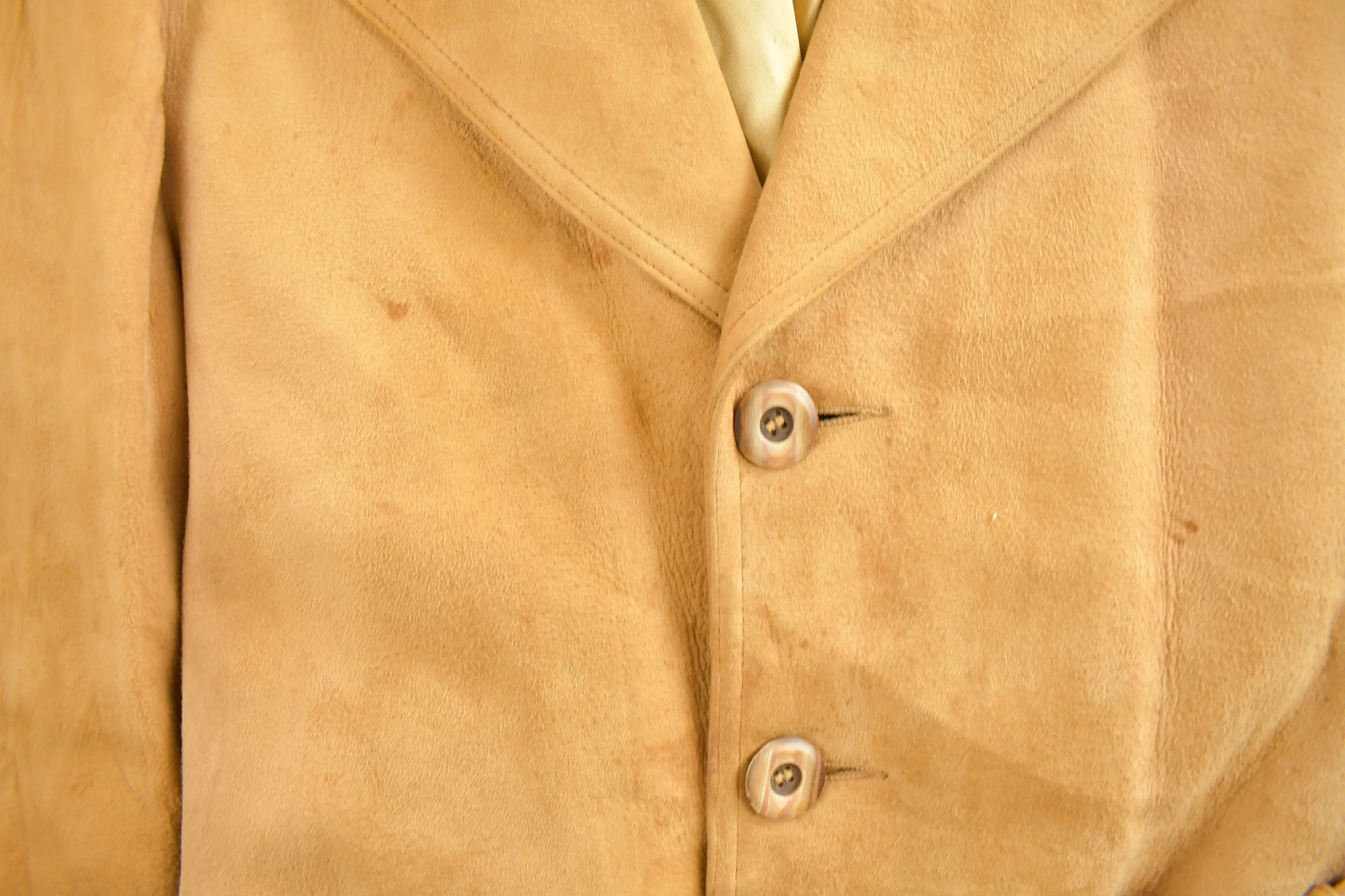 Vintage 1960s Brooks Brothers Belted Suede Jacket / True Vintage / Leather Coat / Streetwear / Suede Jacket