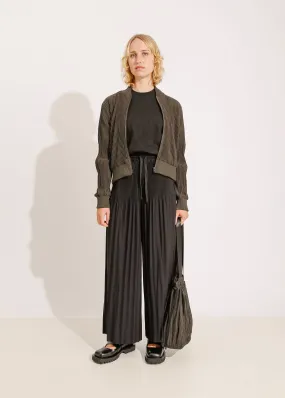 W24 | AMIRA PLEAT BOMBER / CLOVE