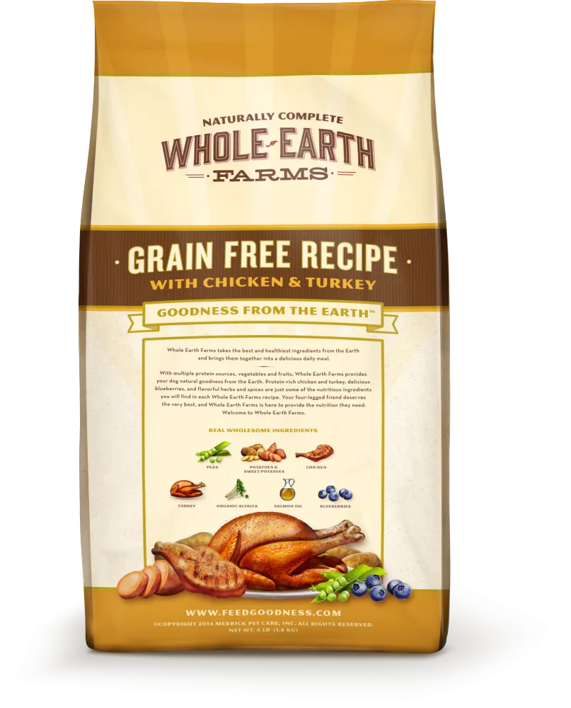 Whole Earth Farms Grain Free Recipe with Chicken and Turkey Dry Dog Food