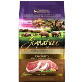 Zignature Pork Formula Dry Dog Food, 4lb